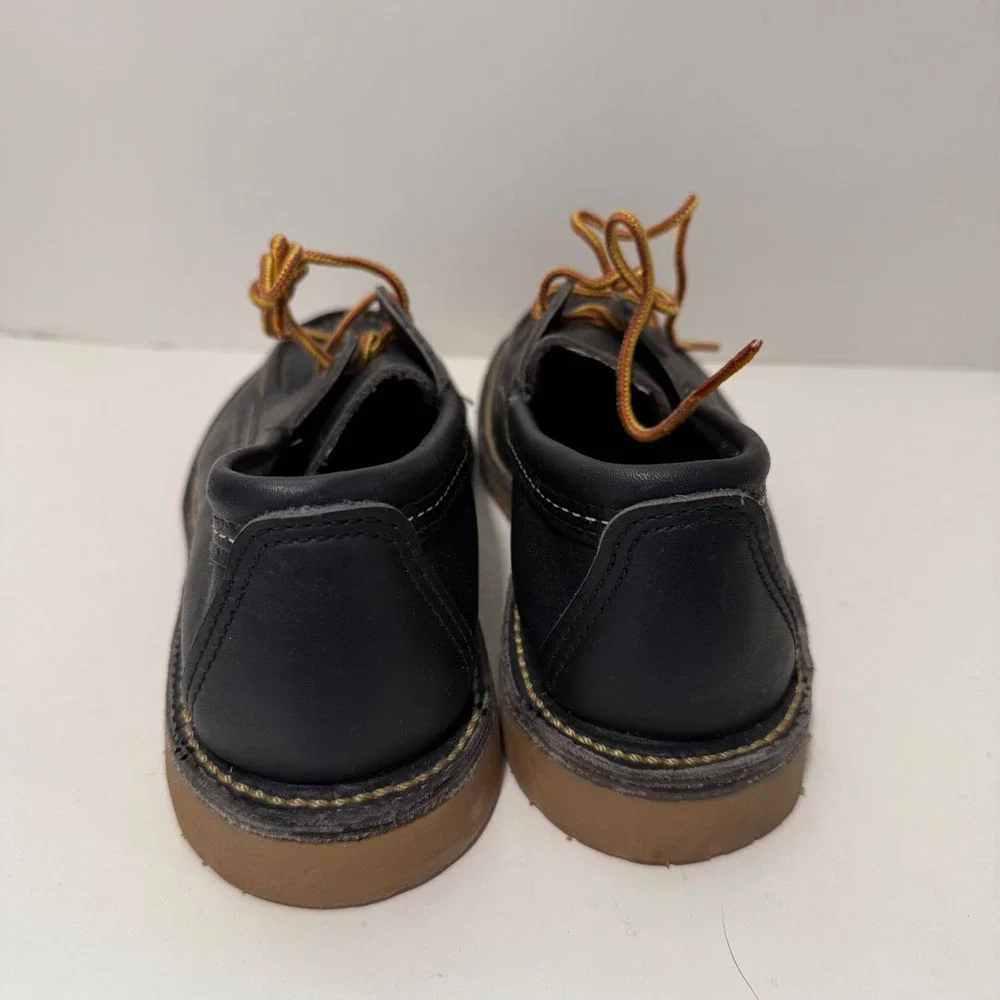 Red Wing Mens Weekender Camp Moc 7 Black Excellent Leather Vibram Sole 3332 USA